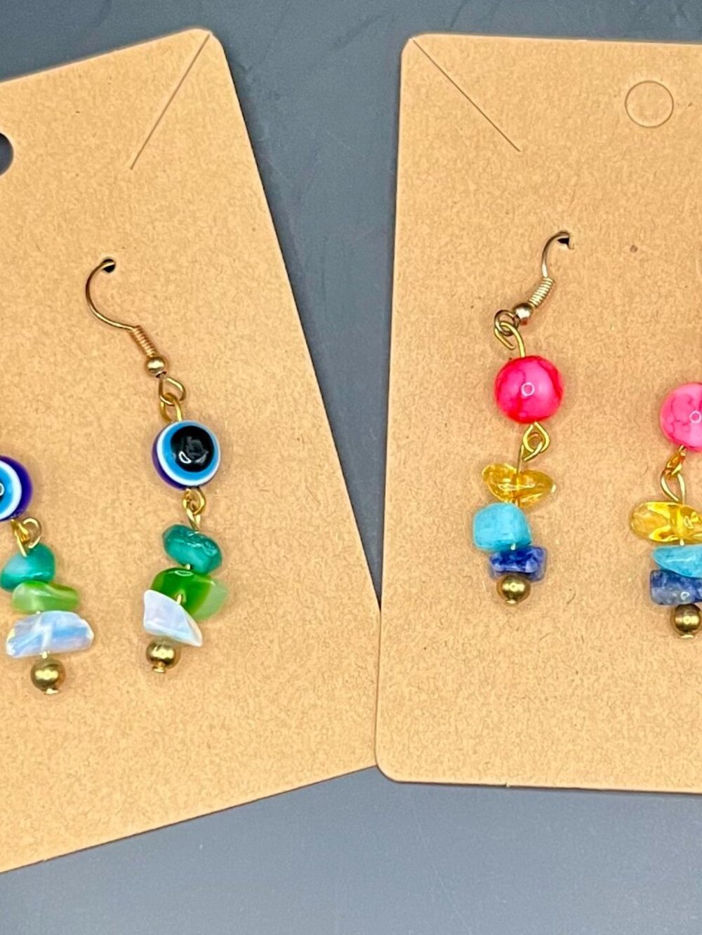 Crystal Earring Set #2 - Expression Matrix - Gemini Taurus Pisces
